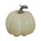 4" White Artificial Fall Harvest Pumpkins, 3ct.